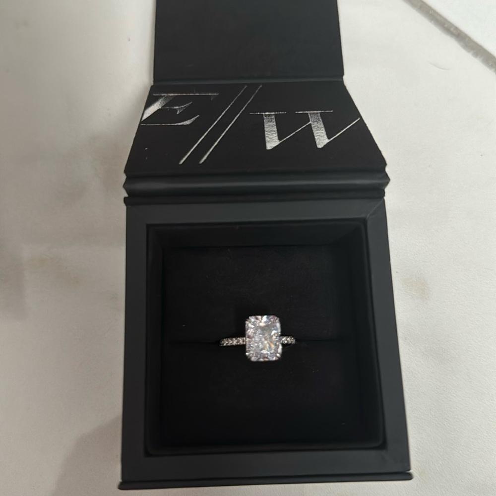 East West Gem Co. Moissanite Engagement Ring